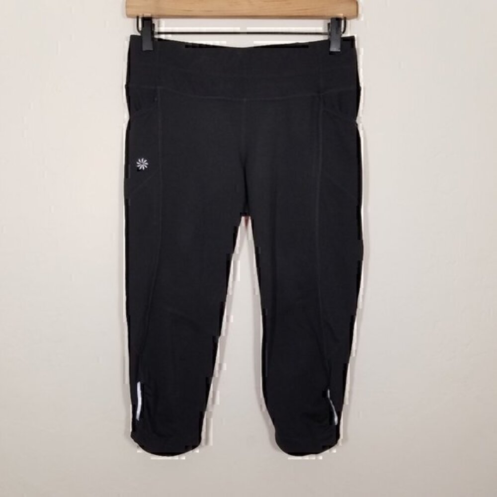 Athleta Running Side Pockets Crop Legging Size S
